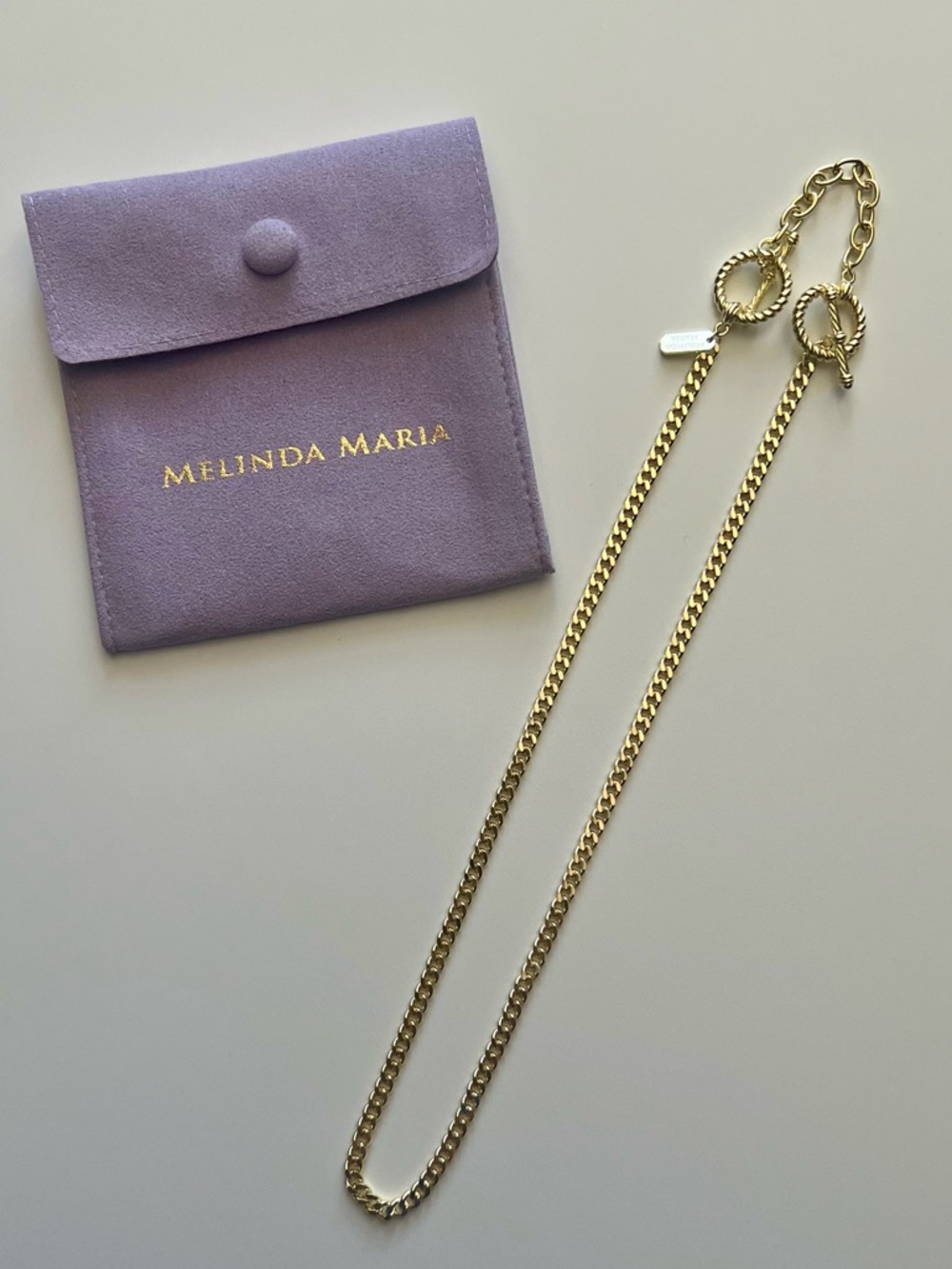 Melinda Maria Baby Charli Necklace – Gold – Retired Style – Never Worn